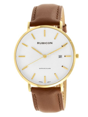 Zegarek Męski Rubicon Rnce49 - Szafirowe Szkło (Zr105D)