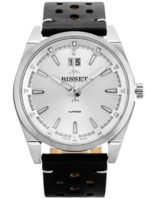 Zegarek Męski Bisset Bscf40 (Zb095A) - Szafirowe Szkło