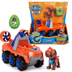 Psi Patrol Dino Rescue Zuma + pojazd+niespodzianka