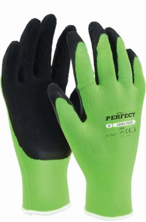 Rękawice poliestrowe Latex foam rozmiar 11 STALCO PERFECT