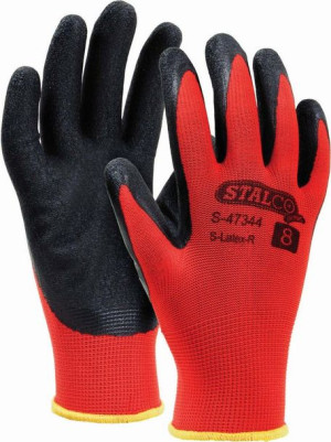 Rękawice poliestrowe s-latex rozmiar 8 STALCO