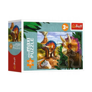 Puzzle Minimaxi Poznaj Świat Dinozurów 4 20e Trefl
