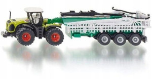 SIKU 1827 Traktor Claas Xerion z cysterną