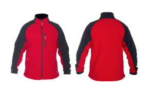Bluza polarowa czerwona rozmiar 2XL, LAHTI