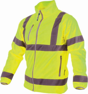 Kurtka Softshell odblaskowy żółty Neon rozmiar L STALCO