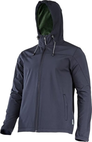 Kurtka Softshell z kapturem czarna rozmiar 2XL, LAHTI