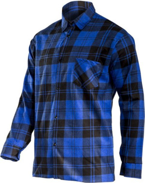 Koszula flanelowa granatowa rozmiar 2XL, LAHTI