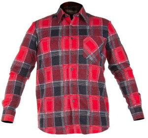 Koszula flanelowa czerwona rozmiar 2XL, LAHTI