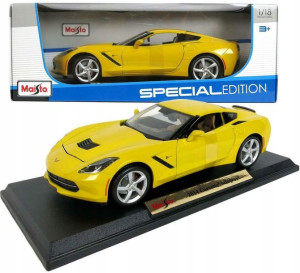 Maisto 31182 Model 2014 Corvette Stingray Yellow