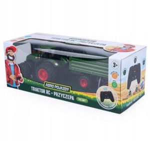 TRAKTOR RC przyczepa zielony Dumel Discovery 50297