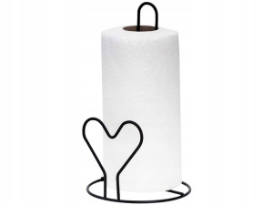 Stojak Na Ręcznik Papierowy Czarny Metal Loft