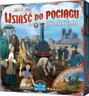 Gra Wsiąść Do Pociągu Kolekcja Map 6 - Francja I Dziki Zachód