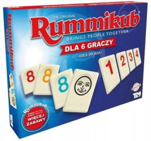 Rummikub XP Gra dla 6 graczy Tm Toys 4606