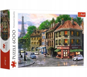 TREFL 65001 Puzzle 6000 Uliczka Paryża -Bestseller