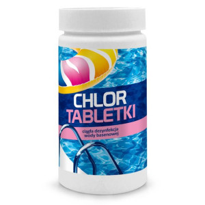 Chlor Tabletki 1kg 50x20g Chemia Basenowa 3w1