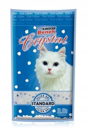 Super Benek Crystal Żwirek Silikonowy 7,6L