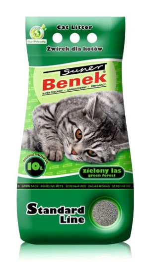 Super Benek Zielony Las Żwirek dla Kota 10L