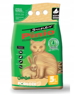 BENEK Super Pinio Żwirek Zielona Herbata 5L