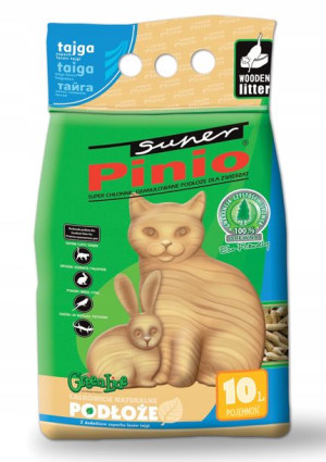 BENEK Super Pinio Żwirek Tajga Pellet 10L