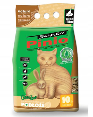 BENEK Super Pinio Żwirek Drewniany Pellet 10L