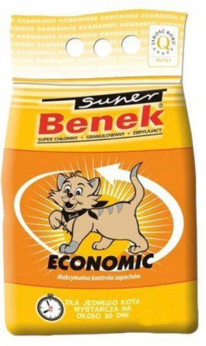 Super Benek Economic żwirek dla kota 10L