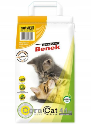 BENEK Corn Cat żwirek dla kota naturalny 7L