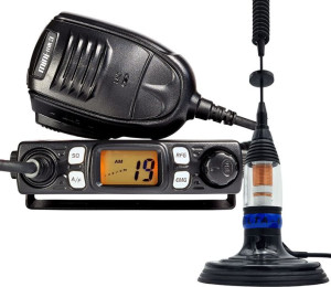 CB MK3 Mini najmniejsze CB na świecie + antena MAG 69cm z podstawą 12cm