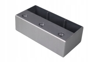 Nóżka meblowa stopka H-28 mm aluminium