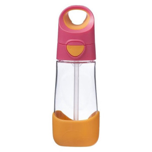 B.Box Butelka tritanowa ze słomką Strawberry 450ml