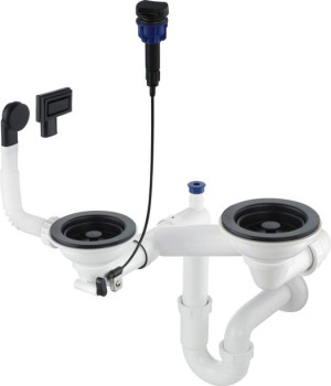 Syfon Do Zlewozmywaka Granitowego 1.5- I 2-komorowego - Space-saver