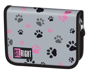 Piórnik dwuklapkowy bez wyposażenia STRIGHT PC-03 PAWS