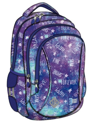 Plecak 3 komorowy STRIGHT BP-26 Galaxy Girl