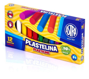 Plastelina 12kol ASTRA