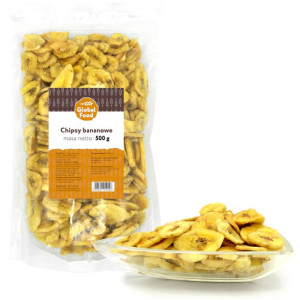 Chipsy Bananowe 0,5kg Banany Suszone 500g