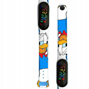 Zegarek cyfrowy LED Kaczor Donald
