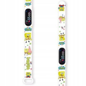 Zegarek cyfrowy LED Spongebob