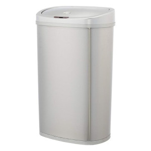 Kosz na śmieci Amazon 50l srebrny AB-50-22SL