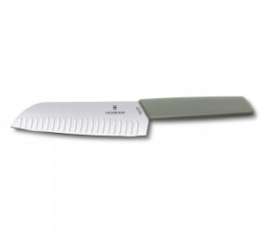 Nóż Santoku, ostrze ryflowane, 17 cm, ICTORINOX