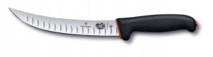 Nóż rzeźniczy Fibrox Dual Grip, ostrze ryflowane,