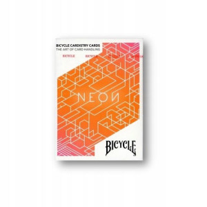Karty Bicycle Neon Orange Bump