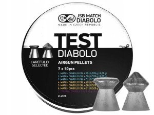 Śrut diabolo JSB Tester Pistol 4,5 mm 350 szt. 0,5