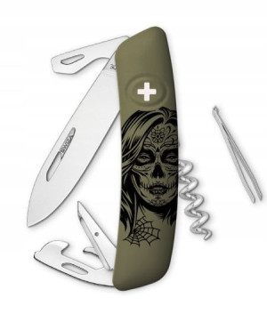 Scyzoryk SWIZA HALLOWEEN D03 Girls Skull KNB.0030.