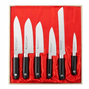 Satake Sword Smith Zestaw 6 noży w drewnianym pud