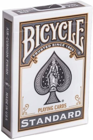 Bicycle Standard Rider Back Grey