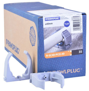 Rawplug Uchwyt Otwarty U 40mm Do Rur Sc40 35szt