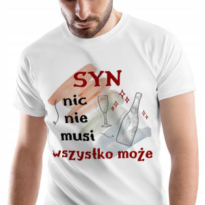 T-Shirt Męski Dla Syna Koszulka XXL Prezent