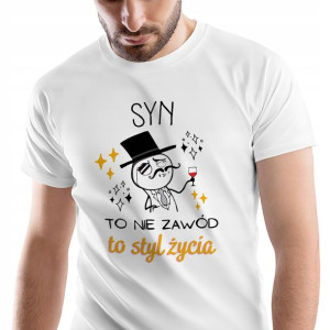 T-Shirt Męski Dla Syna Koszulka XXL Prezent
