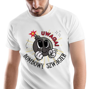 T-Shirt Męski Dla Szwagra Koszulka L Prezent