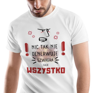 T-Shirt Męski Dla Szwagra Koszulka M Prezent