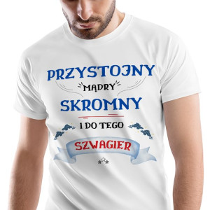T-Shirt Męski Dla Szwagra Koszulka S Prezent